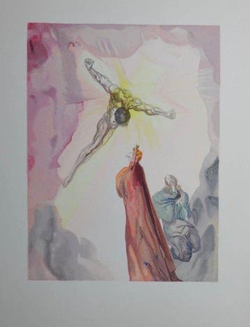 Salvador Dali (1904-1989) - La Divina Comedia: Paraíso 14
