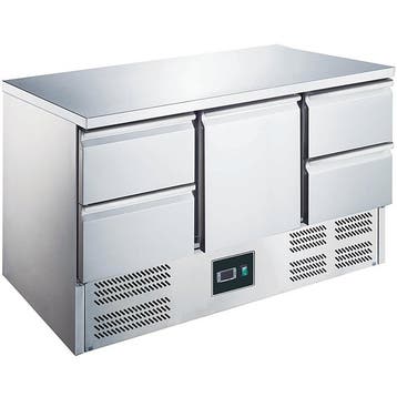 SARO Gekoelde werkbank met deur en lades - ES 903 S/S TOP 1/, Verzenden