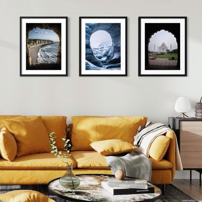 Fabio Accorrà - Different views, Series of 3, Antiek en Kunst, Kunst | Designobjecten
