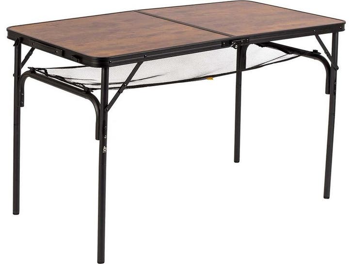Bo-Camp Industrial - Tafel - Verstelbaar - 120x60 cm - Groen, Caravans en Kamperen, Kampeermeubelen, Zo goed als nieuw, Verzenden