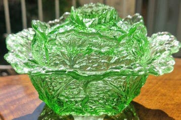 Verrerie de portieux - Suikerkom - Glas - Suikerfabriek en, Antiquités & Art