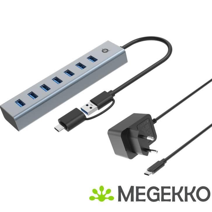 Conceptronic HUBBIES21GP interface hub USB 3.2 Gen 1 (3.1, Informatique & Logiciels, Clés USB, Envoi