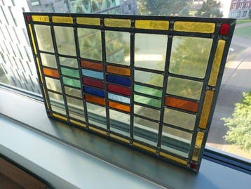 Glas-in-loodraam - Art Deco Voorzatraam - 1930-1940