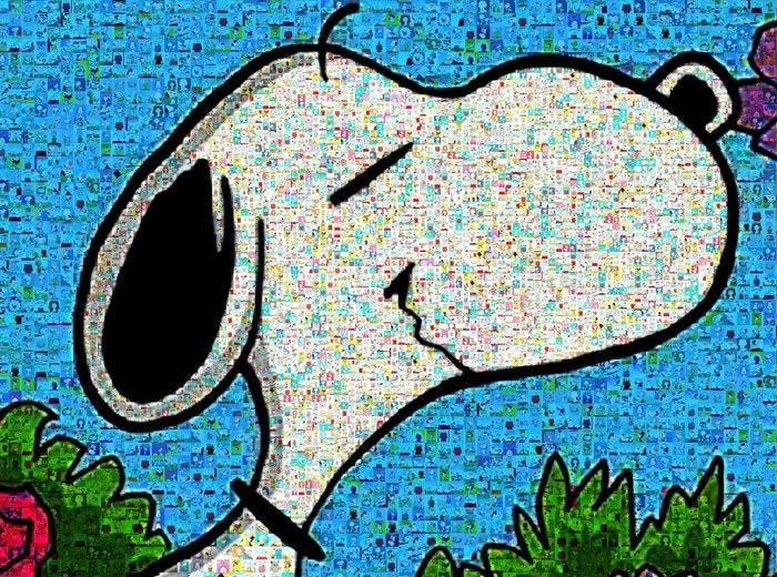David Law (1967) - Snoopy - Springtime, Antiquités & Art, Art | Objets design