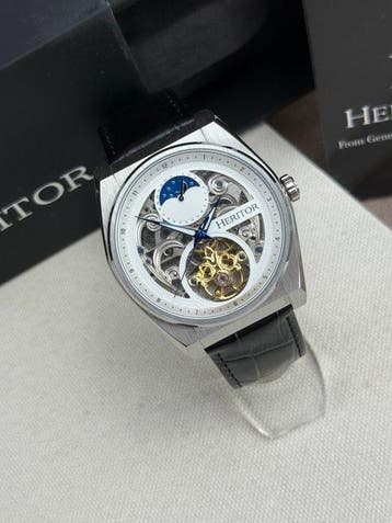 Heritor - Heritor Automatic Daxton Skeleton - Black/White -, Handtassen en Accessoires, Nieuw