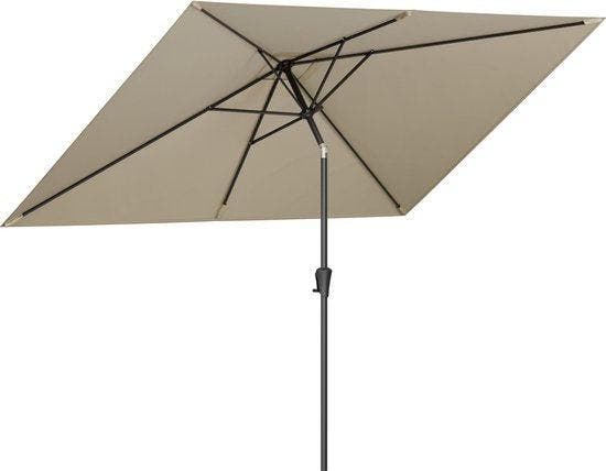 2dekans | LifeGoods Parasol - Tuin - 200x300cm - 30°, Tuin en Terras, Parasols, Ophalen of Verzenden