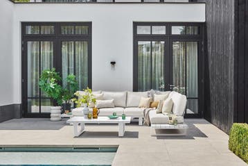 Suns Nardo aluminium loungeset MW natural rechts