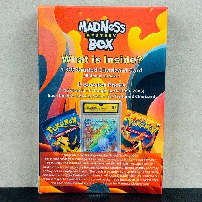 Pokémon Mystery box - Madness Mystery Box - Charizard Graded, Hobby & Loisirs créatifs, Jeux de cartes à collectionner | Pokémon