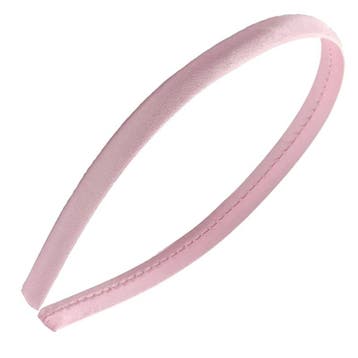 Fako Fashion - Diadeem - Satijn - 10mm - Lichtroze, Verzenden