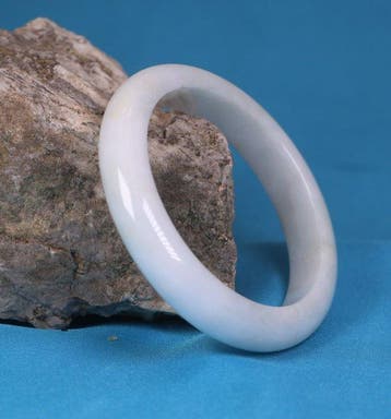 Jade Jadeite naturel et aigue-marine - bracelet - certificat