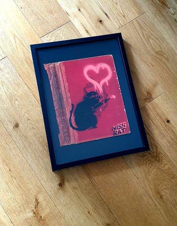 MISS RAT (1981) - BOOK OF RAT - BANKSY TRIBUTE