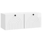 vidaXL Wandmontage TV-kast Hoogglans Wit 78,5 x 31 x 30 cm, Verzenden, Nieuw