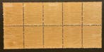 Belgique 1869/1883 - Leopold II - 1fr Violet - en bloc de 10