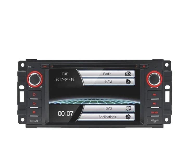 Autoradio Pour Jeep Wrangler 07-12 Grand Cherokee 08-11 Usb, Autos : Divers, Navigation de voiture, Envoi