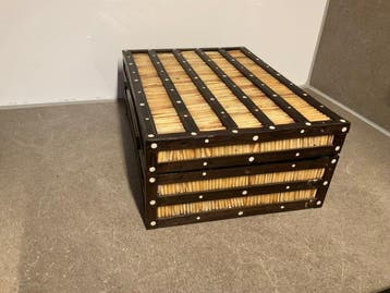 boîte à bijoux - Bois, enclos pour cochons de lait - Sri, Antiquités & Art