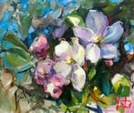 Jurij Frey - Apfelblüte, Antiek en Kunst, Kunst | Schilderijen | Modern