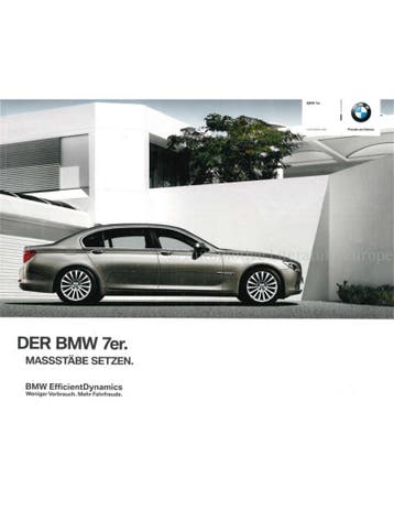 2011 BMW 7 SERIE BROCHURE DUITS, Nieuw