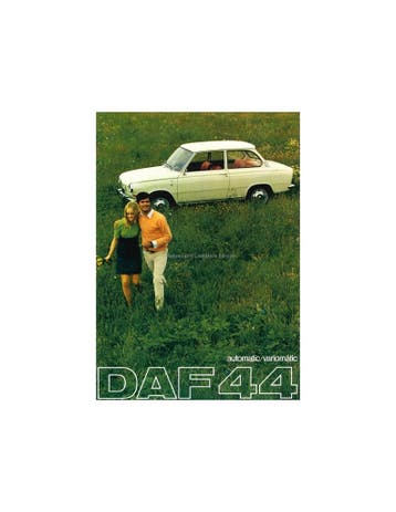 1968 DAF 44 VARIOMATIC BROCHURE NEDERLANDS, Ophalen of Verzenden, Nieuw