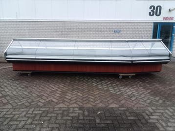 Emondt Koeltoonbank met plaatkoeling – B550 x D140 x H125 cm, Nieuw