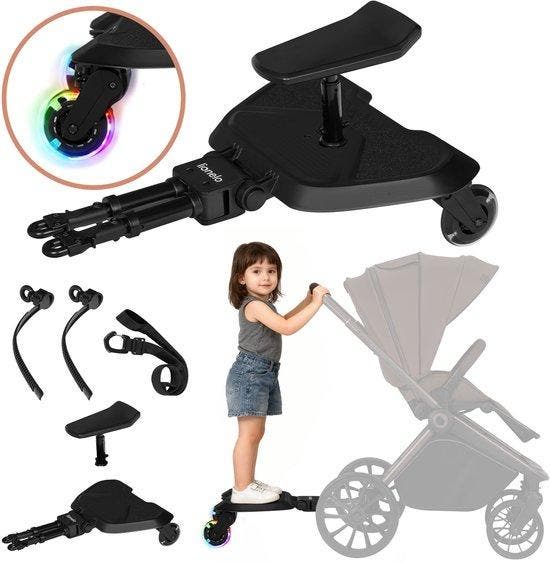 Lionelo Buggy Board Meerijdplankje - Kinderwagen-opstapje..., Kinderen en Baby's, Buggy's, Nieuw, Verzenden