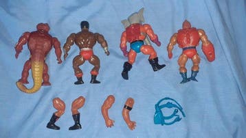 Mattel - Action figure lotto Masters of the universe anni 80