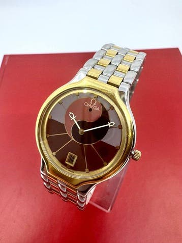 Omega - De Ville Symbol - Yin Yang - 18k Gold / SS - Zonder