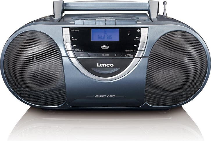 Draagbare radio - Boombox - CD Speler - Grijs - Lenco - SCD-, Audio, Tv en Foto, Luidsprekerboxen, Nieuw, Verzenden