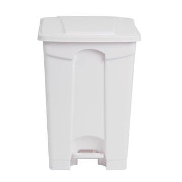 Afvalemmer wit 45L 405x395x600(h)mm Jantex, Verzenden, Nieuw in verpakking