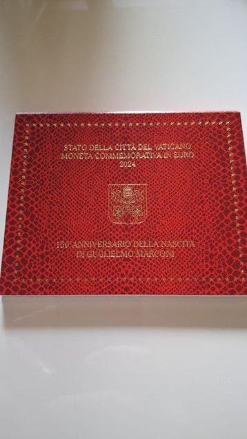 Vaticaan. 2 Euro 2024 Guglielmo Marconi (Zonder