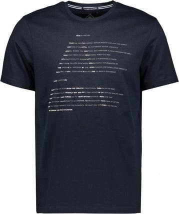2dekans | Gaastra T-shirt Warp - Navy Mannen - Maat M, Kleding | Heren, Ophalen of Verzenden, Nieuw