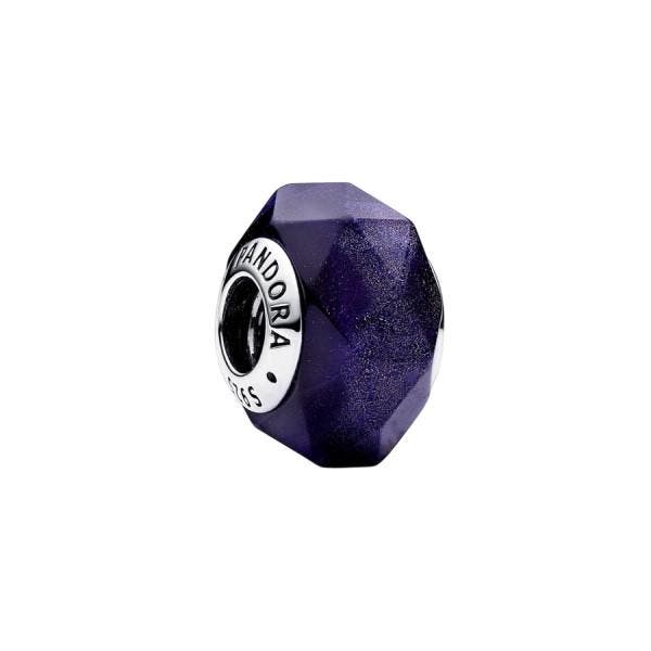 Pandora - Gefacetteerde Blauwe Muranoglazen Bedel - Armband, Collections, Collections Autre, Envoi