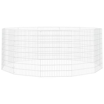 Dierenverblijf 12 panelen, gegalvaniseerd ijzer. Ideaal v..., Dieren en Toebehoren, Verzenden, 60 tot 90 cm, Zo goed als nieuw