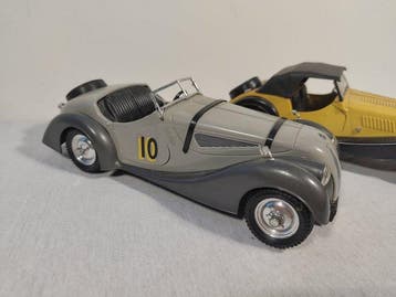 Polistil 1:16 - Model cabriolet (2) - BMW 328 & Morgan plus8