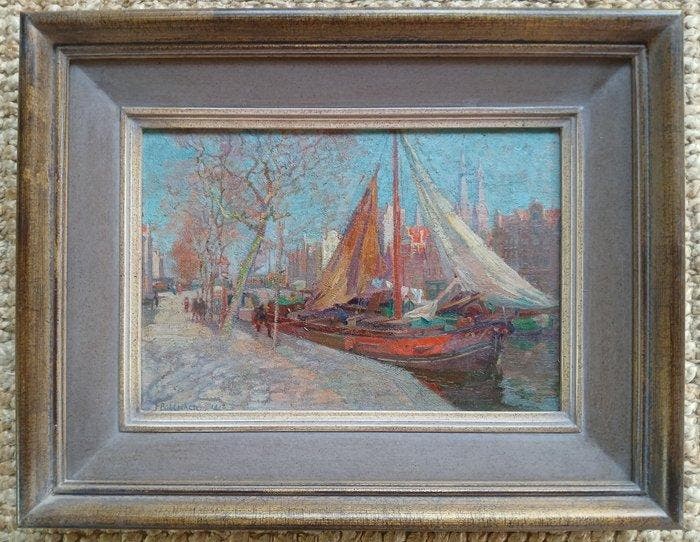 Joseph Posenaer (1876-1935) - Amsterdam - Kleine, Antiek en Kunst, Kunst | Schilderijen | Klassiek