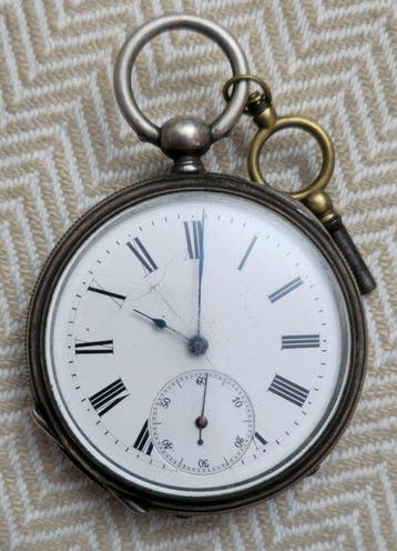 Reloj de bolsillo - De plata maciza de coleccion - pocket