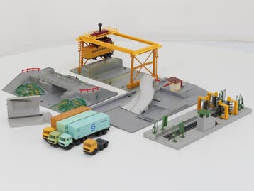 Schaal H0 Lima 9050, 9051, 9052 en 600951 scenery set #10126, Gebruikt, Brug, Tunnel of Gebouw, Ophalen of Verzenden, Analoog