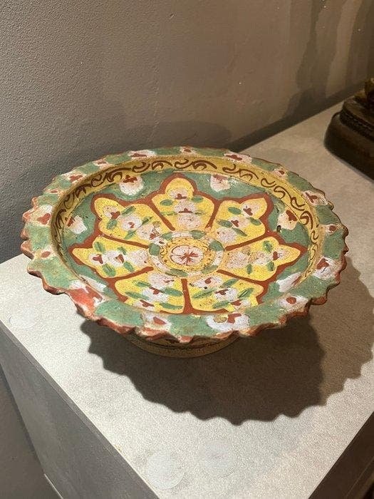 Récipient - Thaïlande - Large Bencharong offering bowl (Sans, Antiek en Kunst, Kunst | Niet-Westerse kunst