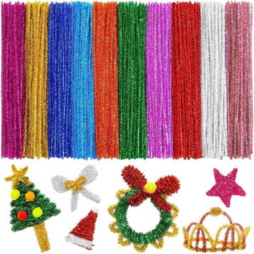 Gekleurde Glitter Pijpenragers - 10 Kleuren - Flexibel, Hobby & Loisirs créatifs, Verzenden