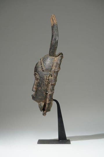 Een houten masker - Baule - Ivoorkust (Zonder minimumprijs)