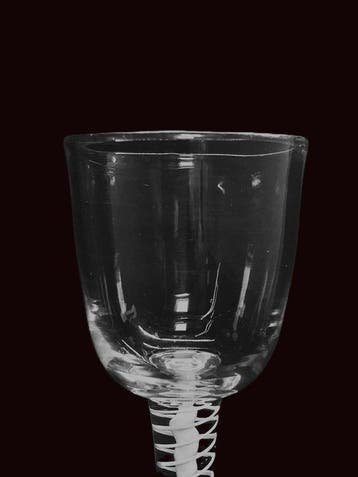 Verre à vin - Verre à vin géorgien opaque torsadé, vers