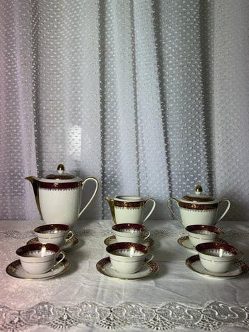 Limoges - Koffieservies (15) - Service à café / thé en