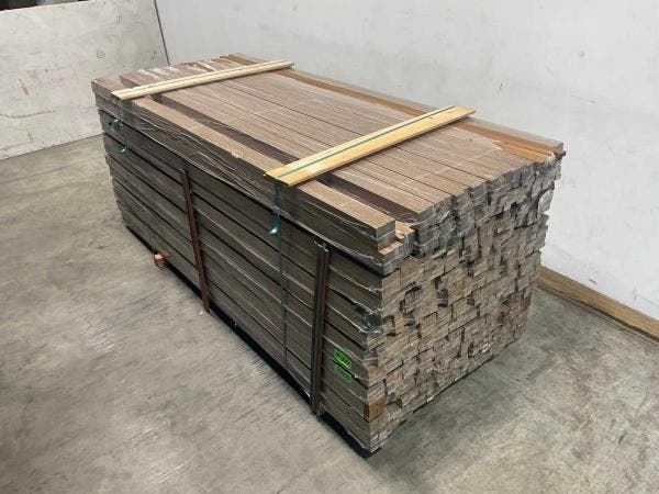 Veiling - 80x Thermovision Ayous lat geschaafd 245x4,2x1,8 c, Doe-het-zelf en Bouw, Hout en Planken