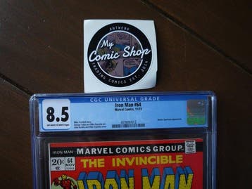 Iron Man (1968 1st Series) #64 - 1 Graded comic - Eerste
