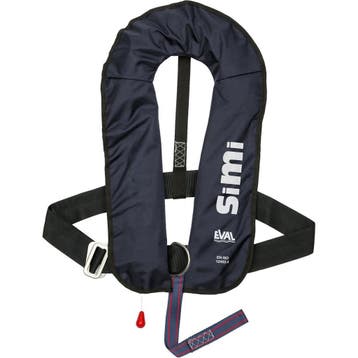 Eval Simi Opblaasbaar Reddingsvest 160N met D-Ring Blauw, Ophalen of Verzenden, Nieuw
