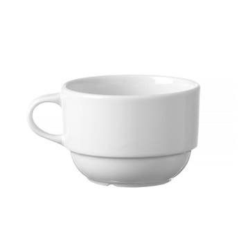Espressokopjes | DELTA | Porselein | Wit | 9cl | 12 Stuks |, Verzenden, Nieuw in verpakking