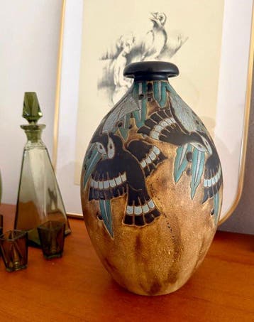 Keramis Boch - Charles Catteau - Vase - Grès - un vase Art
