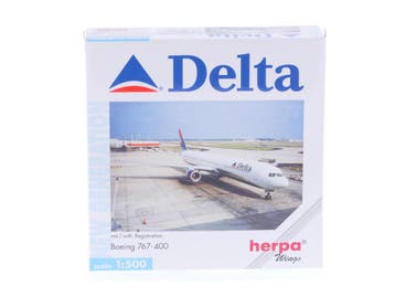 Schaal 1:500 Herpa 512480 Delta Air Lines Boeing 767-400E..., Ophalen of Verzenden