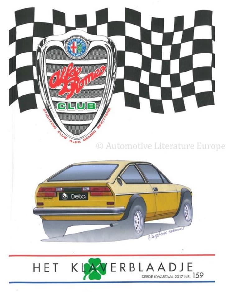 2017 ALFA ROMEO CLUB HET KLAVERBLAADJE 159 NEDERLANDS, Livres, Autos | Brochures & Magazines