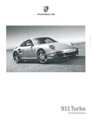 2007 PORSCHE 911 TURBO PRIJSLIJST FRANS, Nieuw