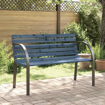 vidaXL Kindertuinbank 81 cm Chinees vurenhout grijs, Tuin en Terras, Verzenden, Nieuw